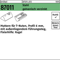 T-Nutenschrauben, -steine und Muttern